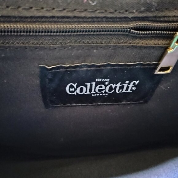 Collectif Green and tweed Satchel backpack Bag - Picture 6 of 8